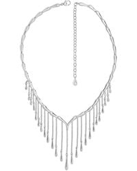 Lucy Quartermaine - Solid Sterling Waterfall Necklace - Lyst