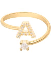 LÁTELITA London - Initial Ring A - Lyst