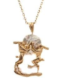 Simon Kemp Jewellers - Boxing Hares Pendant - Lyst
