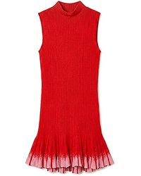 Arto. - Flying Cotton Knit Summer Wedding Cocktail Mini Dress - Lyst