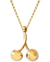Lee Renee - Cherry Necklace – Large - Lyst