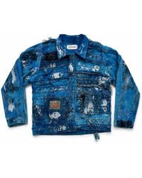 Zasta Studio - Wearable Ruins Shredded Denim Colored Shirt D - Lyst