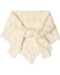 Saachi - Knitted Triangle Bandana - Lyst