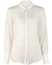 Dref - Gabriel Pure Silk Shirt - Lyst