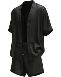 ORIGIN OF HEARTS - Mamba Linen Resort Kimono Set - Lyst