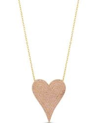 SHYMI - Large Pave Heart- Light - Lyst