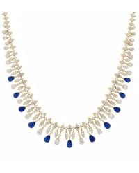 LÁTELITA London - Duchess Sapphire Statement Necklace - Lyst