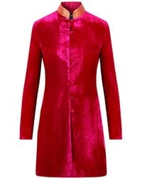 Beatrice von Tresckow - Raspberry Regal Velvet Grace Jacket - Lyst