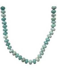 Herself Collections - Amazonite Bead Necklace - Lyst
