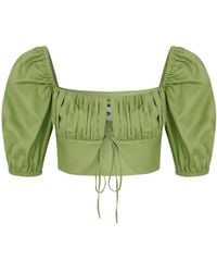 NAZLI CEREN - Grace Ruched Top - Lyst