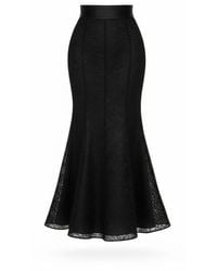 Elsava - Lace Tailored Skirt - Lyst