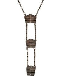 Zula Jewelry + Design - Shield Courage Lariat Necklace - Lyst