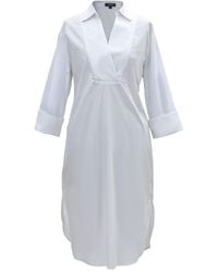 Smart and Joy - Minimalist Cotton Shirt Dress - Lyst