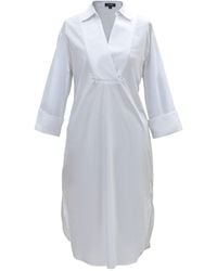 Smart and Joy - Minimalist Cotton Shirt Dress - Lyst