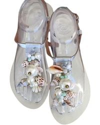 Sibylla Delphica - Leather Sandals With Shells - Lyst
