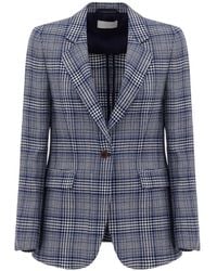 Georgette - Deep Plaid Tailored Blazer - Lyst