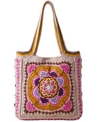 Ana Chic - Medallion Granny Square Handmade Crochet Tote Bag - Lyst