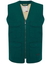 Pcfg - Woven Track Vest - Lyst