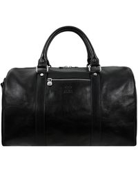 Time Resistance - Small Leather Overnight Bag, Duffel Bag - Lyst