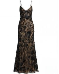 Mac Duggal - Sleeveless Embellished Open Back Column Gown - Lyst