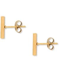 A Weathered Penny - Elongated Bar Studs - Lyst