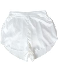 Soft Strokes Silk - Pure Mulberry Silk Petal Shorts, Mid-Waist, Silk Charmeuse - Lyst