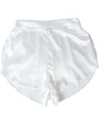 Soft Strokes Silk - Pure Mulberry Silk Petal Shorts, Mid-Waist, Silk Charmeuse - Lyst