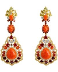 LÁTELITA London - Mariana Fire Opal Drop Earrings - Lyst