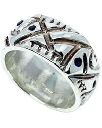 Tg-Jewellery by Tamara Gervasio - Abstract Ring – Sterling With Sapphires - Lyst