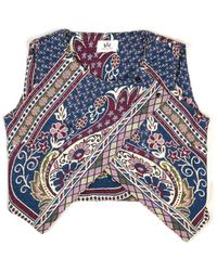 Collected Xx - Web Of Life Upcycled Crop Top - Lyst