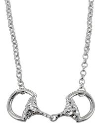 Reeves & Reeves - Supersized Snaffle Necklace - Lyst