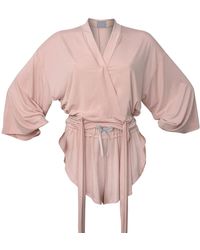 Loreen Label - Bamboo Wrap Top & Butterfly Shorts - Lyst