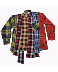 Zasta Studio - Deconstructed Flannel Shirt D - Lyst