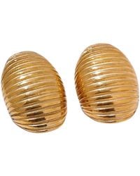 Nazzar - Julia Shell Stud Vintage Earrings - Lyst