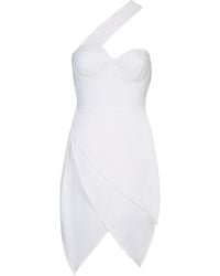 The Gt Atelier - One Shoulder Strap Surreal Dress - Lyst