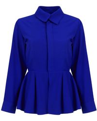 Mary Dickow - Ida Blouse-Royal - Lyst