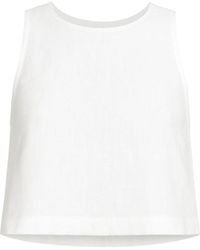 Monlicia - Lena Linen Top - Lyst