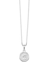 Von Treskow - Micro Coin Box Chain Necklace - Lyst
