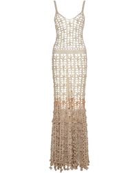 Andreeva - Vanilla Handmade Crochet Dress - Lyst
