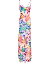ROSERRY - Tulum Maxi Jersey Dress In Provence Print - Lyst