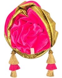 Julia Clancey - Golden Snazzy Hotty Swinglette Turban - Lyst