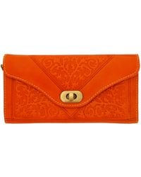 Berber Leather - Leather Tri-Fold Purse - Lyst