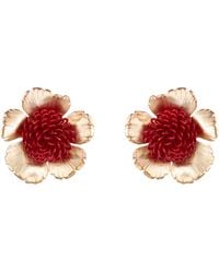 Pats Jewelry - Floral Pompom Earrings - Lyst