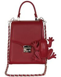 F3Rog by Rana - Burgundy Crossbody Box Bag - Lyst
