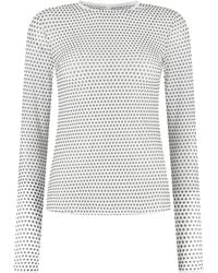 Noblesse Oblige - Small Polka Dot On Mesh - Lyst