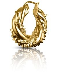 Kasun - Entwined Serpent Hoops - Lyst