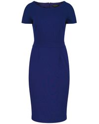 Conquista - Fitted Electric Cap Sleeve Dress Punto - Lyst