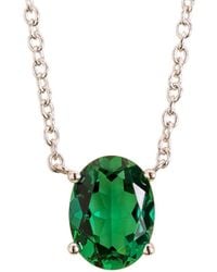 Juvetti - Ovo Necklace Set With Emerald - Lyst