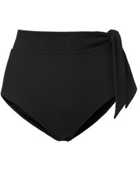 Change of Scenery - Neutrals Side Tie High Waist Bottom - Lyst