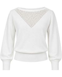 SACHA DRAKE - Chloe Three Quarter Sleeve Knit Top - Lyst